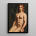 Nu zittend - Émile Bernard — ingelijst kunstwerk aan de muur