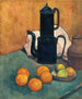 La cafetière bleue - Émile Bernard — weergave van het kunstwerk