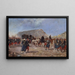 Le jour après la bataille de Frœschwiller août 1870 - Émile Brisset — ingelijst kunstwerk aan de muur