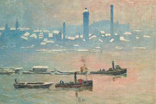 Emile Claus - La Tamise sous la neige.webp