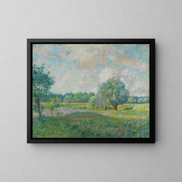 De Wilg - Émile Claus — ingelijst kunstwerk aan de muur