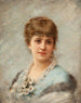 Portret van een dame - Émile Eisman-Semenowsky — weergave van het kunstwerk