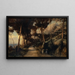 Landschap van Capri genaamd de route van Tiberius - Émile François David — ingelijst kunstwerk aan de muur