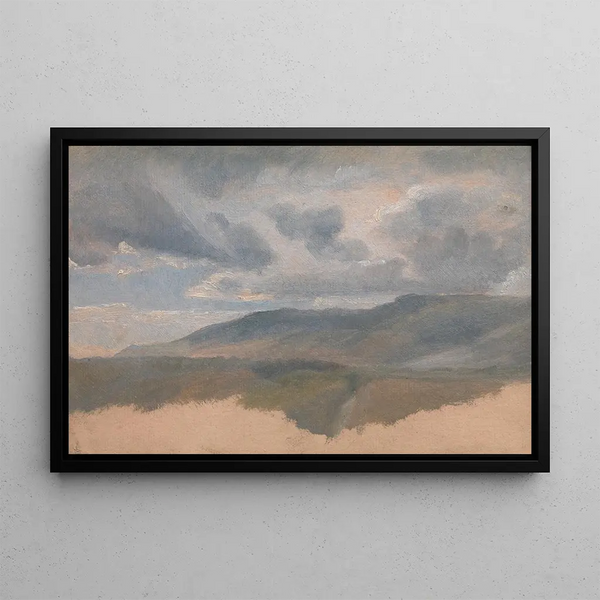 Emile Loubon - Landscape Study with Clouds.webp