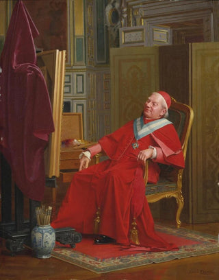 Emile Meyer - A Painting Cardinal.webp