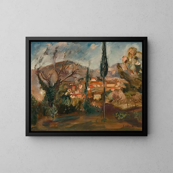 Cap Brun - Émile Othon Friesz — ingelijst kunstwerk aan de muur