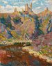 van Château de Crozant dat uitkijkt over de Creuse - Émile Othon Friesz — weergave van het kunstwerk
