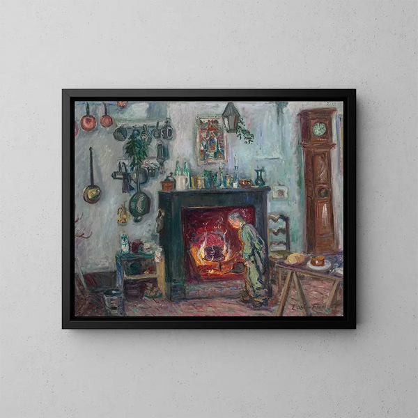 Binnenhuis in Parijs - Émile Othon Friesz — ingelijst kunstwerk aan de muur