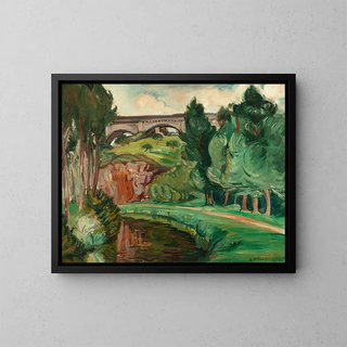 La Rance - Émile Othon Friesz — ingelijst kunstwerk aan de muur
