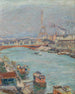 La Seine à Paris, la Tour Eiffel, le jour - Émile Othon Friesz — weergave van het kunstwerk