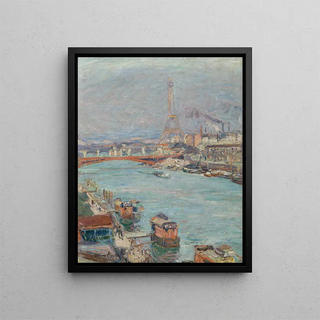 Emile Othon Friesz - La Seine Paris La Tour Eiffel Le Jour.webp