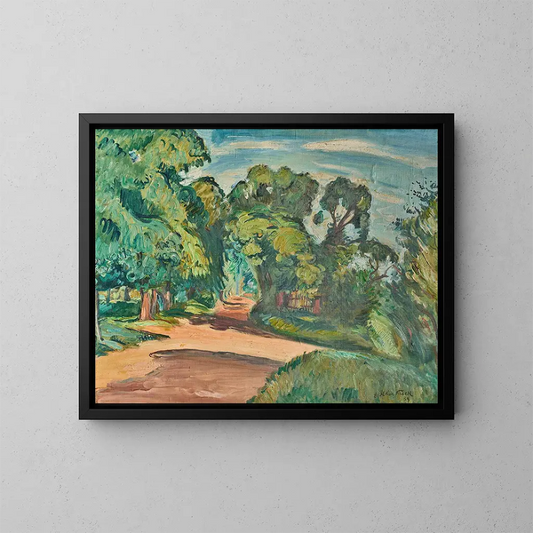La croisée des chemins - Émile Othon Friesz — ingelijst kunstwerk aan de muur