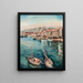 Toulon-haven - Émile Othon Friesz — ingelijst kunstwerk aan de muur