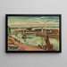 Uitgang van de haven in Honfleur - Émile Othon Friesz — ingelijst kunstwerk aan de muur