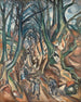 La route en contrebas en hiver - Émile Othon Friesz — weergave van het kunstwerk