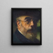 Zelfportret - Émile Renard — ingelijst kunstwerk aan de muur