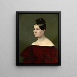Emilie Linder - Portrait of the Baroness Auguste von Eichthal.webp