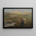 De zieke schaap - Emilio Longoni — ingelijst kunstwerk aan de muur