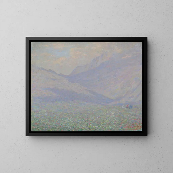 Landschap in de Valteline - Emilio Longoni — ingelijst kunstwerk aan de muur