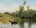 Een zomerdag aan de rivieroevers - Emilio Sánchez Perrier — weergave van het kunstwerk