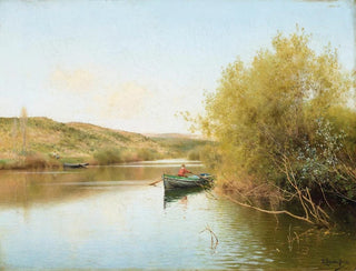 op de rivier - Emilio Sánchez Perrier — weergave van het kunstwerk
