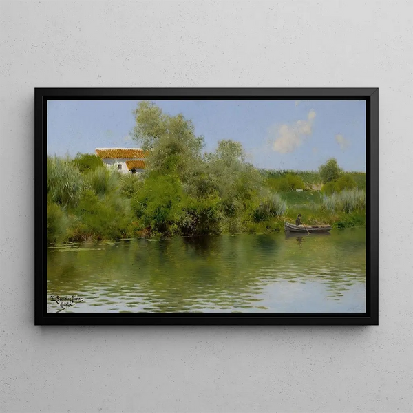 Emilio SnchezPerrier - The River at Alcal.webp