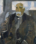 Georges Clemenceau 1841-1929 zittend in een auto die de Champs-Élysées afrijdt - Emmanuel Gondouin — weergave van het kunstwerk
