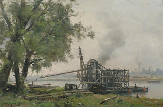 Emmanuel Lansyer - The Seine At Rouen.webp