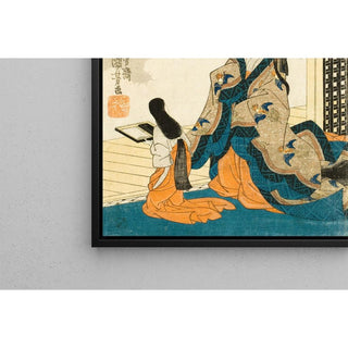 Empress Jito Tenno - Utagawa Kuniyoshi | Reproduction Tableau Décoration murale affiche copie
