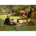 Reproductie van het schilderij En plein soleil - James Tissot
