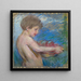 Kind met fruit - Alice Pike Barney — ingelijst kunstwerk aan de muur