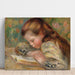 Reproductie van het schilderij Kinder lezend - Pierre-Auguste Renoir