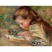 Reproductie van het schilderij Kinder lezend - Pierre-Auguste Renoir
