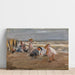 Reproductie van het schilderij Kinder die op het strand spelen - Max Liebermann