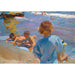 Reproductie van het schilderij Kinder op het strand, Valencia - Joaquín Sorolla