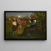 Aiguiser la faux - Enoch Wood Perry Jr — framed artwork on a wall