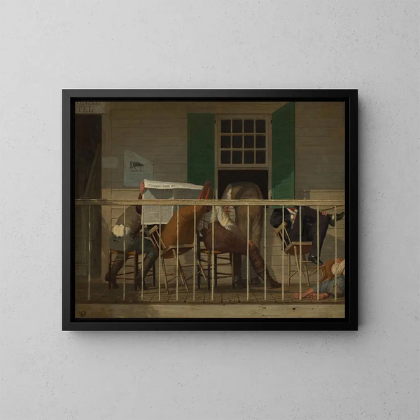 L'Américain véritable - Enoch Wood Perry Jr — ingelijst kunstwerk aan de muur
