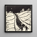 Burial - Walter Gramatt — framed artwork on a wall