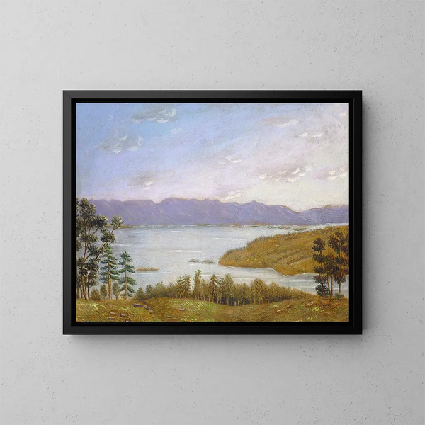 Van Leverett Pond - Erastus Salisbury Field — ingelijst kunstwerk aan de muur