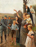 Danish soldiers marching after the invasion of North Schleswig - Erik Henningsen — artwork view