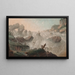 Hoffossen Painting at Ringeriket - Erik Pauelsen — framed artwork on a wall