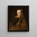portret van de schilder Nikolai Ulfsten - Erik Werenskiold — ingelijst kunstwerk aan de muur