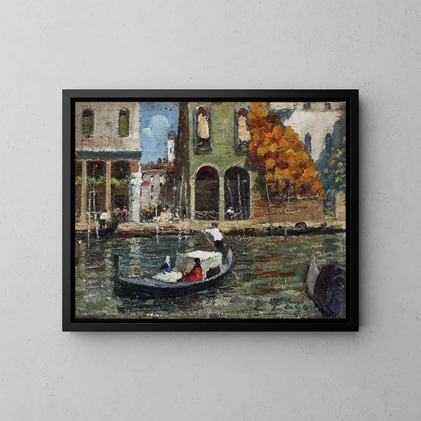 Venetië - Erma Zago — ingelijst kunstwerk aan de muur