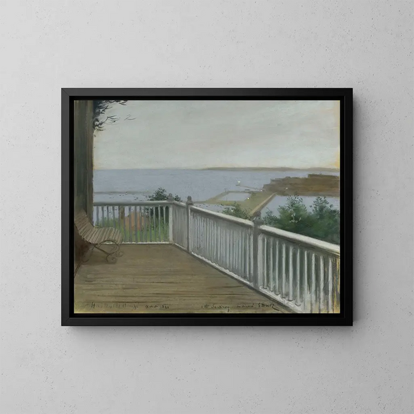 Maison Hauteville - Ernest-Ange Duez — ingelijst kunstwerk aan de muur