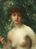 Jonge jachthond - Ernest Hébert — weergave van het kunstwerk