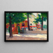 a Pavilion from the Exposition of Decorative Arts - Ernest Jules Renoux — framed artwork on a wall