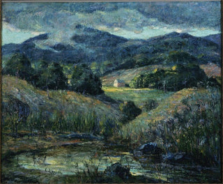 Dreigende storm - Ernest Lawson — weergave van het kunstwerk