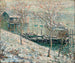 Winterlandschap op de rivier de Harlem - Ernest Lawson — weergave van het kunstwerk