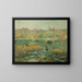 Rivière Harlem - Ernest Lawson — ingelijst kunstwerk aan de muur