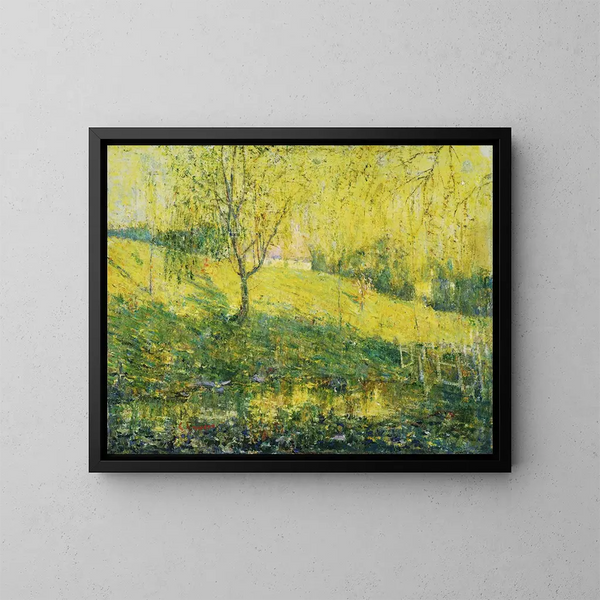 Lente - Ernest Lawson — ingelijst kunstwerk aan de muur